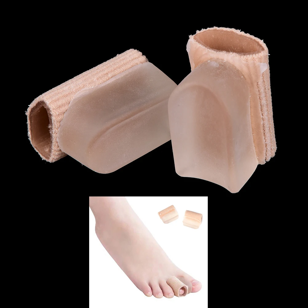 

New Pedicure 2 Pcs/Lot Foot Big Toe Corrector Protector Silicone Gel Bunion Adjuster Hallux Valgus Corrector Seperator Wholesale