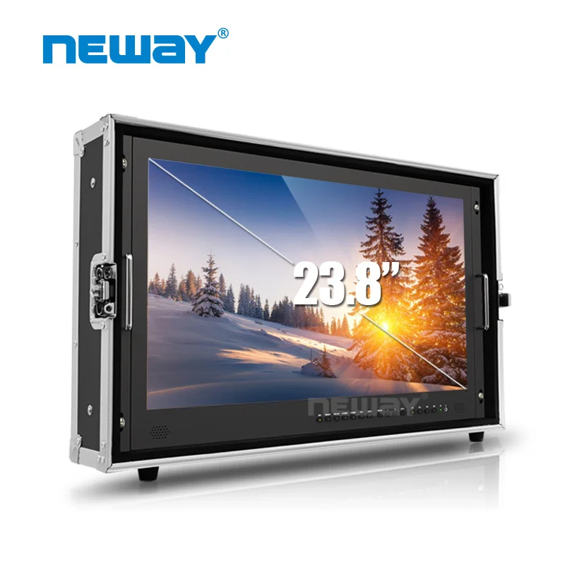 

Neway CK2380 23.8" 3840x2160 Broadcast Monitor 3G SDI 4K Ultra HD Monitor SDI HDMI TALLY Director Monitor