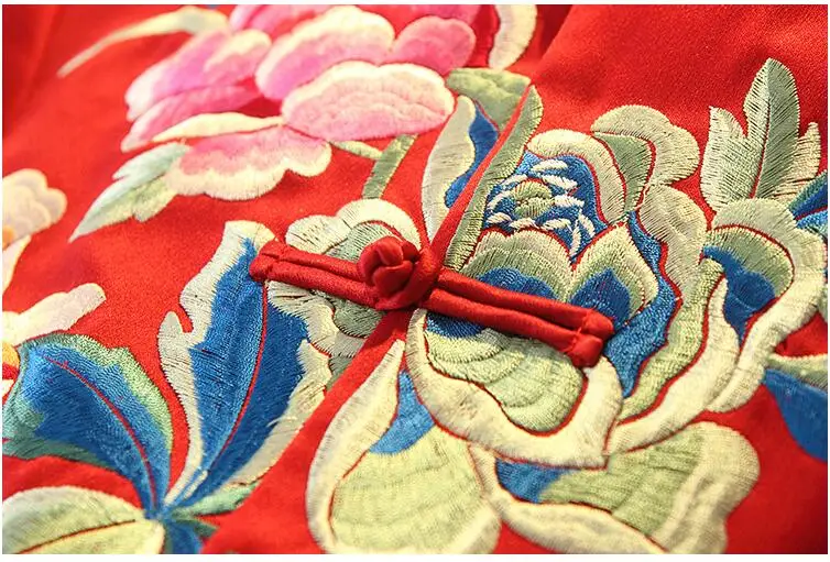 cheongsam vintage cheongsams tradicional bordado hanfu superior china roupas