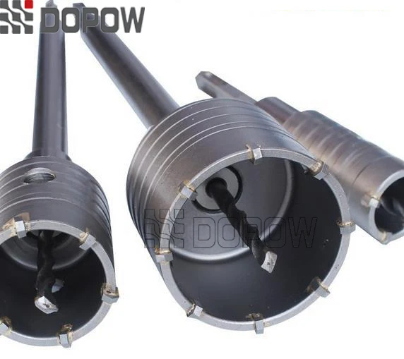 DOPOW Masonry Concrete Brick Wall Hole Saw Set 50mm Hole Saw Kit Metal