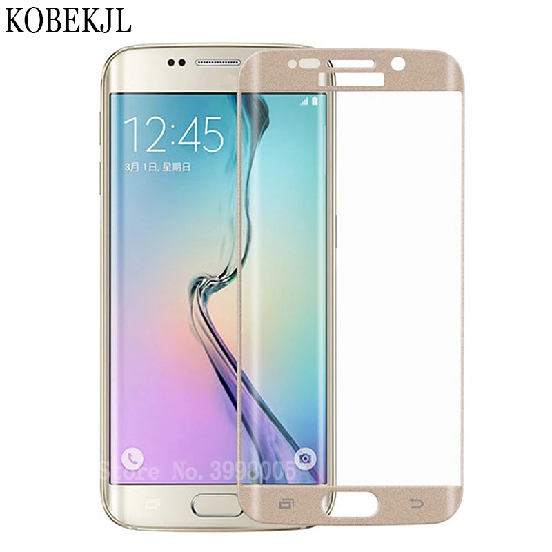 Защитное стекло для Samsung Galaxy S6 edge закаленное G925 G925F полноразмерная защитная