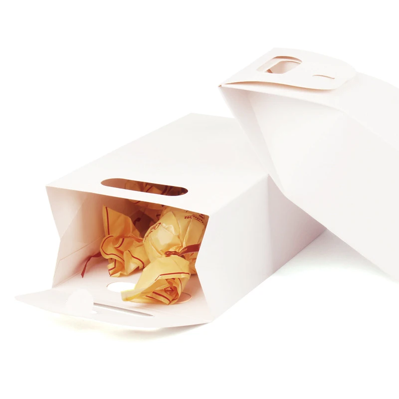 10/20 шт. 10x6x15,5 см коробка конфет дети День рождения печенье мешок Крафта Бумага Подарочная коробка ручка конфеты упаковывая-вдовушки для детей подарочный пакет