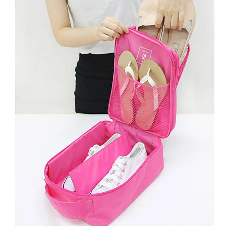 Four Color Shoe Storage Bag For Travel Portable Luggage Organizer 3