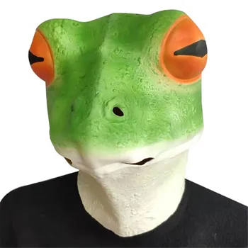 

frog salmon Funny Latex Unisex Movie Cosplay Anime costume Prop Adult Animal Party Mask for Halloween