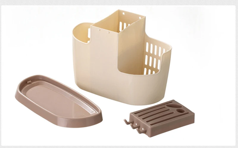 LIYIMENG Kitchen Tableware Draining Rack Chopsticks Spoon Fork Storage Box Cutlery Holder Detachable Drainer StrainerB5
