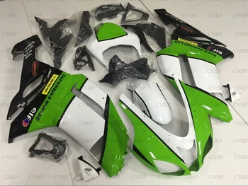 

Zx6r 2007 - 2008 Full Body Kits 636 Zx-6r 2008 Motorcycle Fairing Ninja Zx-6r 08 Green White Black Motorcycle Fairing