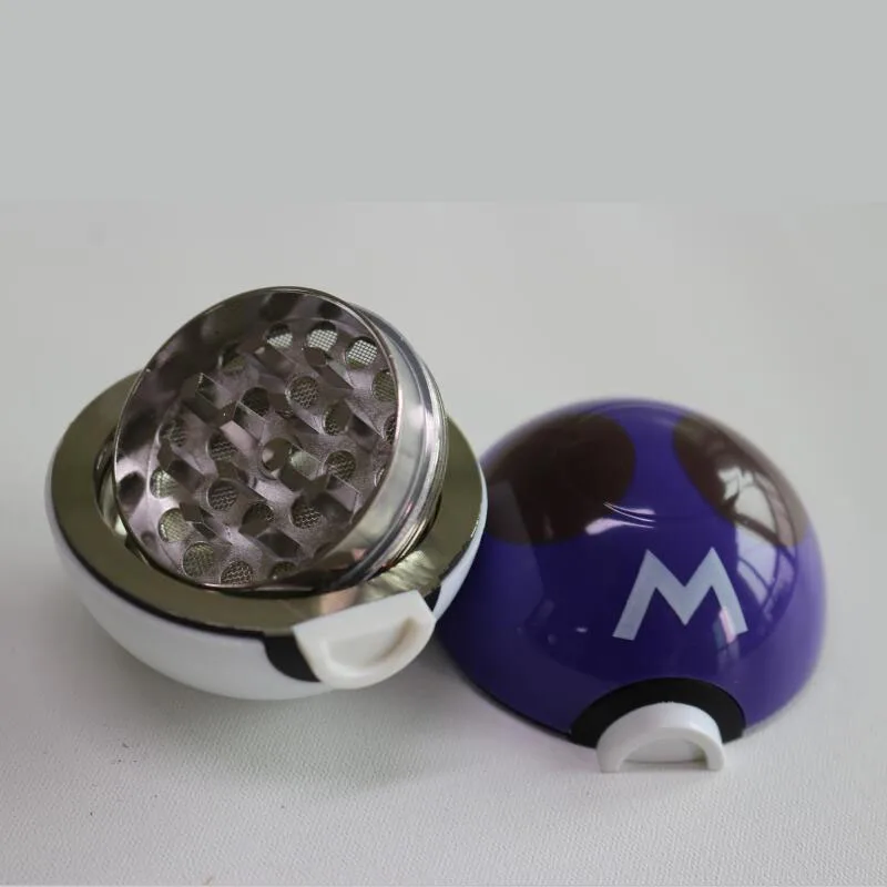 Pokeball травяная Мясорубка табачные сигареты 50 мм 3 части цинкового сплава Chicha Shihsa