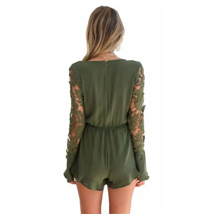 Women Shorts Boho Jumpsuit Casual Flounce Overall Beach Summer Style Resort Romper Women Shorts Boho Jumpsuit Casual Flounce Overall Beach Summer Style Resort Romper