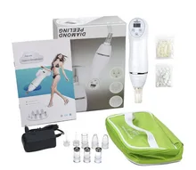20 conjunto 100 v-240 v microder máquina beleza dispositivo pele diamante casca cravo acne removedor limpador dermabrasion facial ferramenta