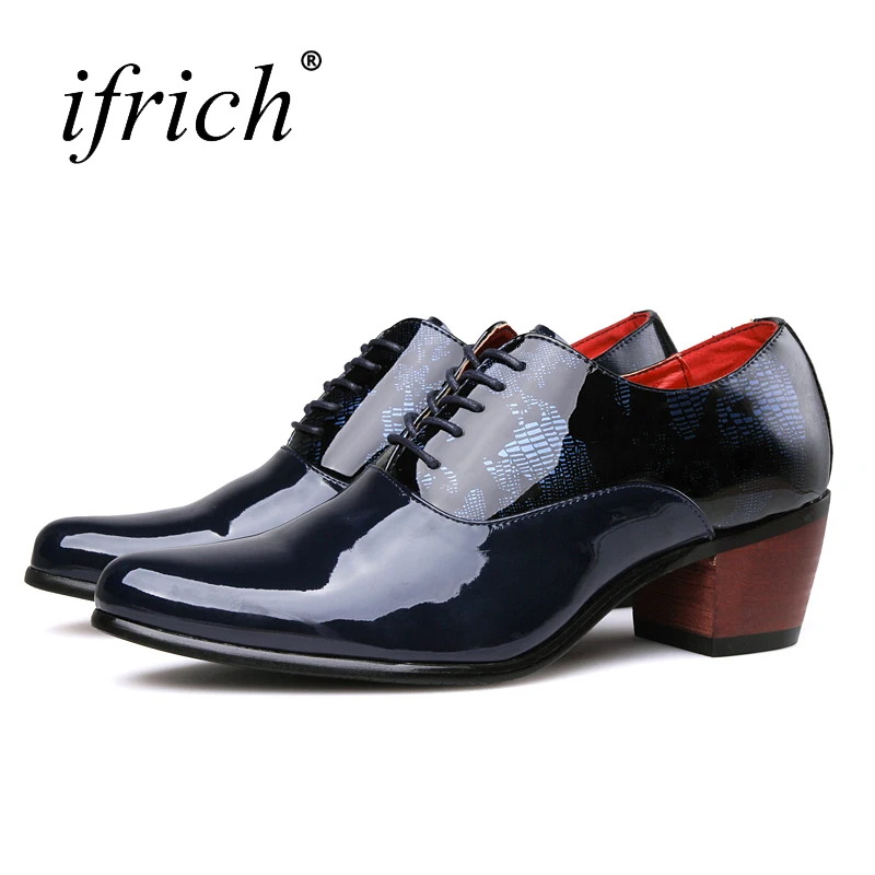 blue heels shoes for mens