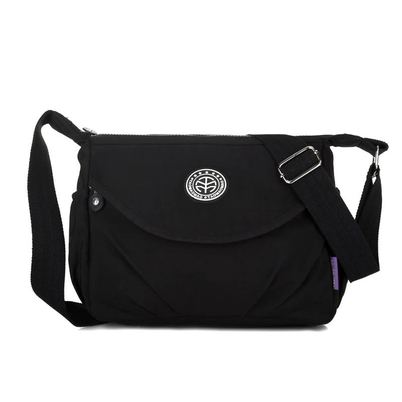 حقيبة يد المرأة حقيبة ساع للنساء الأعلى مقبض حمل للماء النايلون السيدات الكتف Crossbody أكياس sac بولسا الأنثوية