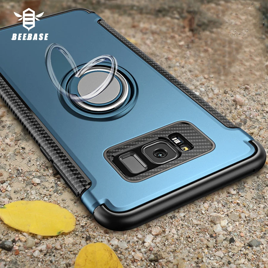 Чехол с подставкой для телефона samsung S9 плюс Galaxy S7 Edge S8 Coque защитой от повреждений и
