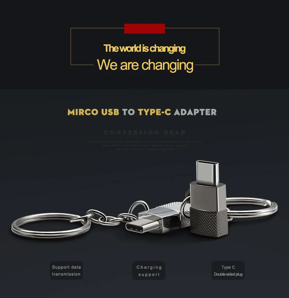 Micro USB для type-c OTG usb type c адаптер Alumium Phone type-c аксессуары для Xiaomi OnePlus 7 pro huawei p30 pro one plus 6t