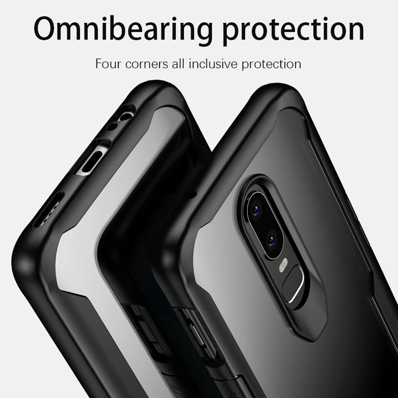 

Luxury Case For Oneplus 6 Case Silicone Soft Cover For OnePlus 5T Coque Transparent Back Case For OnePlus 6 Cover Phone Case