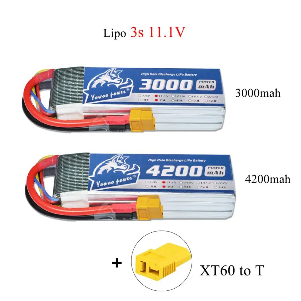 RC Lipo 2S 7,4 V 3S 11,1 V 4S 14,8 V 6S 22,2 V аккумулятор 3000mah 3600mah 4200mAh 5200mah 6000mah 7000mah T XT60 35C-60C для радиоуправляемого автомобиля