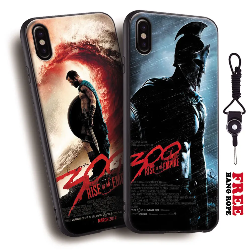 

300 Rise of an Empire movie poster Tpu Soft Silicone Phone Case Cover Shell For Apple iPhone 10 X 5 5s SE 6 6s 7 8 Plus