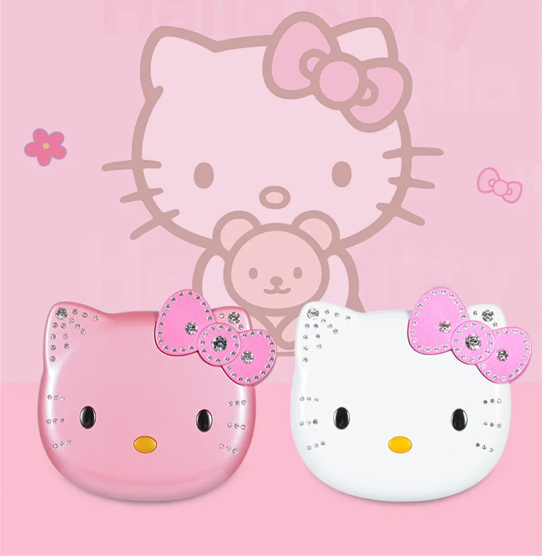 Hello Kitty K688+ милый мини-телефон для девочек, четырехдиапазонный флип-мобильный телефон с мультипликационным принтом, разблокированный детский мини дешевый мобильный телефон H-Mobile