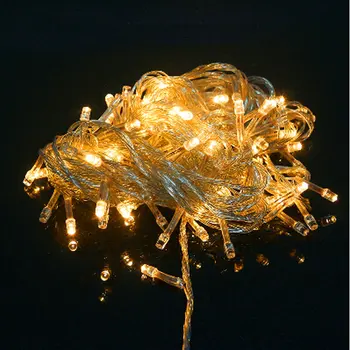 

30M 300LED Fairy String Light Christmas w/linkable male&female connectable DC jack Xmas Wedding Garden Garland tree decor-Static