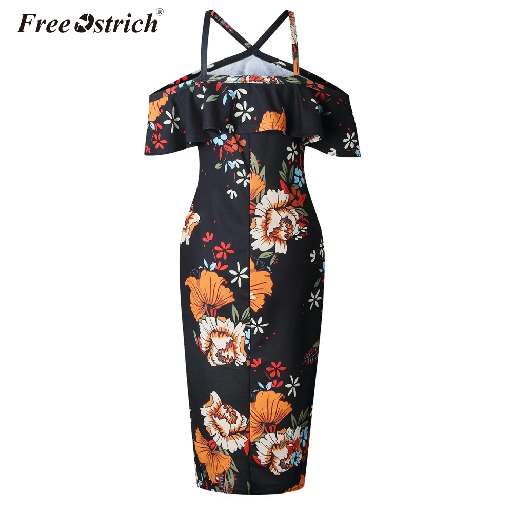 Libre de avestruz, vestido de verano de las mujeres Slim con estampado Floral, de cintura vestido de Damas Vestidos de Ropa femenina, las mujeres Kleding Ropa de Mujer N30 Libre de avestruz, vestido de verano de las mujeres Slim con estampado Floral, de cintura vestido de Damas Vestidos de Ropa femenina, las mujeres Kleding Ropa de Mujer N30