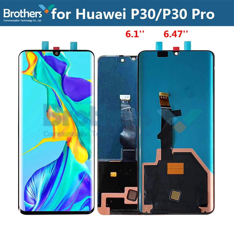 Для huawei P30 ЖК-экран ELE-L29 L09 L04 ЖК-дисплей для huawei P30 Pro VOG-L09 VOG-L04 ЖК L29 сенсорный экран дигитайзер