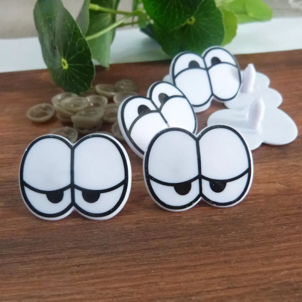 37x28mm new cartoon eyes plastic safety toy eyes & soft washer for diy