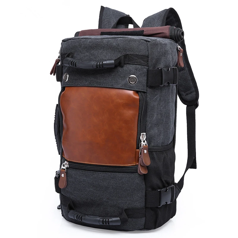 high capacity canvas backpack Men's Bag Multifunction Laptop backpacks
