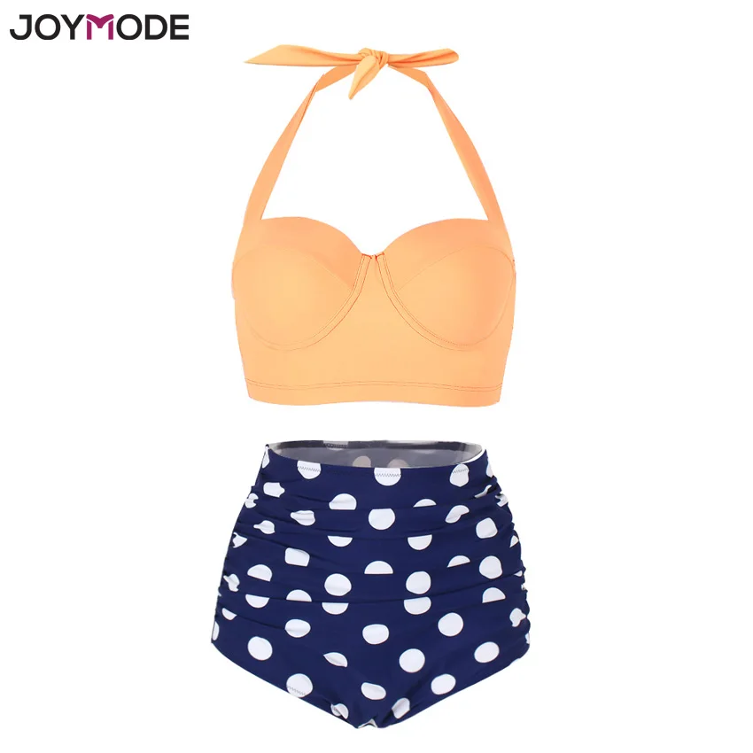 underwire high waisted bikini set