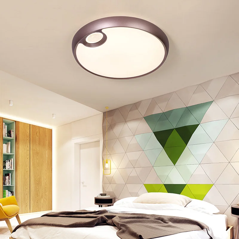 DINGDIAN LED Ceiling Light AC220V Indoor Modern Light Fixture 3Colors Surface Mounted Corridor Simple Ceiling Lamp