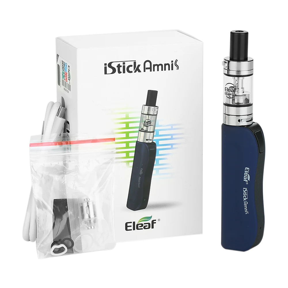 Новый оригинальный набор Eleaf IStick Amnis с емкостью для 2 мл батарея GS 900 мА/ч катушкой