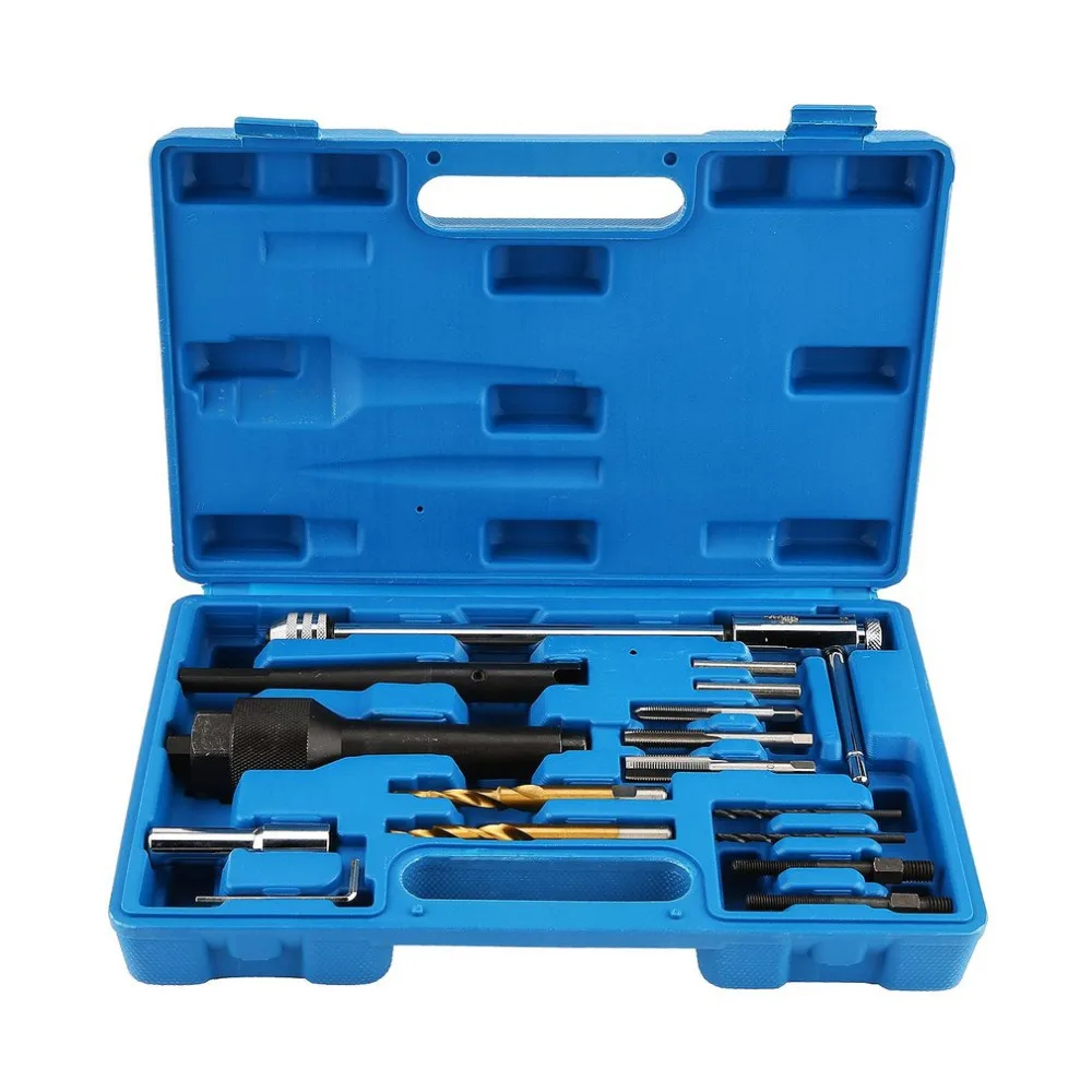 16PCS Car Blind Hole Inner Bearing Puller Extractor Removal Set Slide Hammer Tool Kit with Case