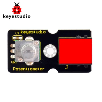 

Keyestudio RJ11 EASY plug Analog Rotation Sensor Module for Arduino STEAM