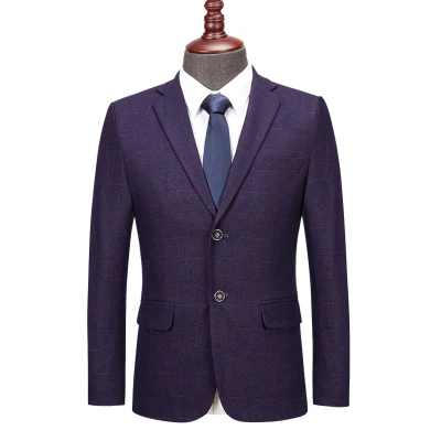 Мужской Блейзер, куртки, осенне-зимняя мужская одежда, приталенный повседневный мужской блейзер, плюс размер, деловой модный мужской пиджак