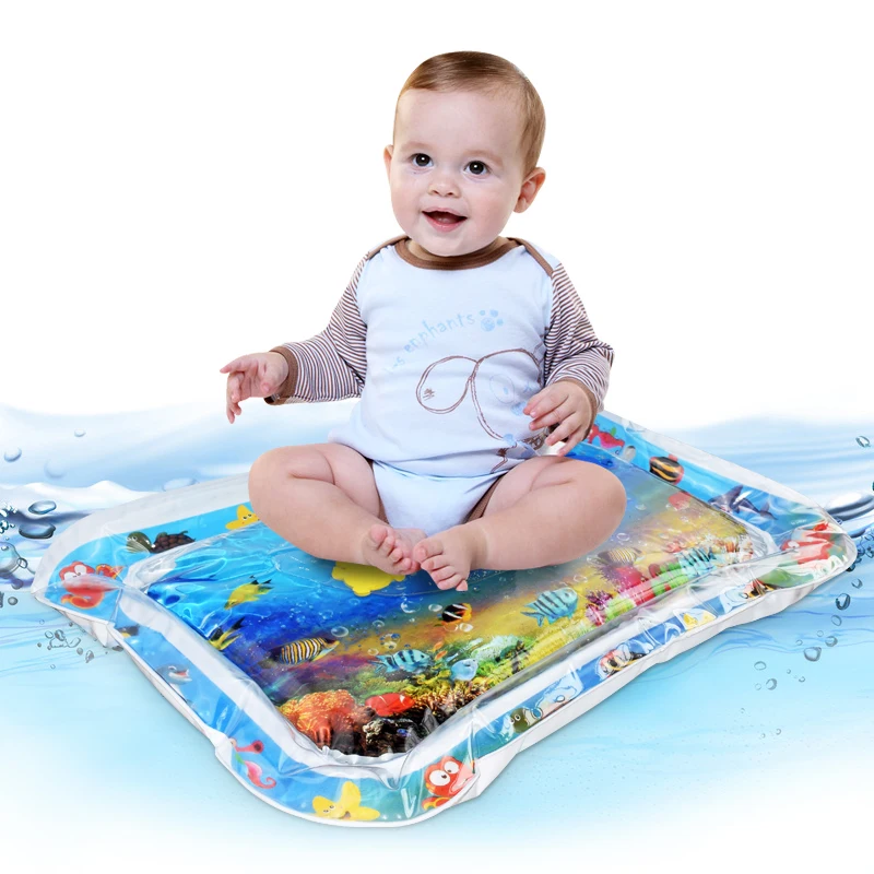 Creative Dual Use Toys Baby Inflatable Patted Pad Baby Inflatable Water Cushion Infant Play Mat Toddler Funny Pat Pad Toy