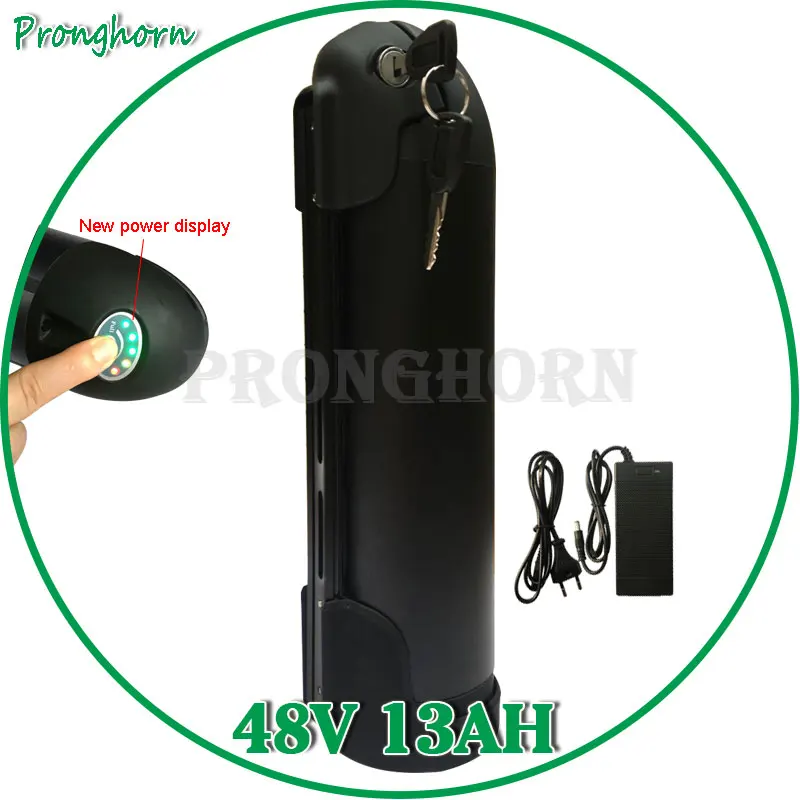 

Free Customs Tax 48V 13Ah Electric Bicycle Lithium ion Battery 48V E-bike Battery with 30A BMS for 250W 500W 750W 1000W Motor