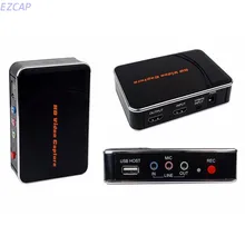 HDMI Audio Video Game Capture Box HDMI YPbPr Recorder One-clink Record Into USB Flash For XBOX 360/One PS3 For WII U 1080P Rec