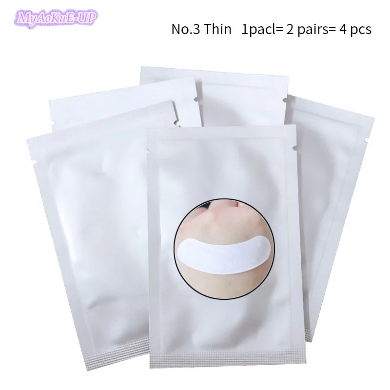 1000 pack No.3 Thin Types Eye Pad Under Eyelashes Extension Patches