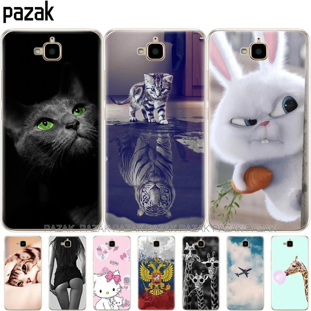 

silicone case for Huawei Honor 4C Pro Cases Honor 4C Pro Cover Soft TPU Back Case for Huawei Y6 Pro 2015 TIT-L01 TIT-TL00 CASE