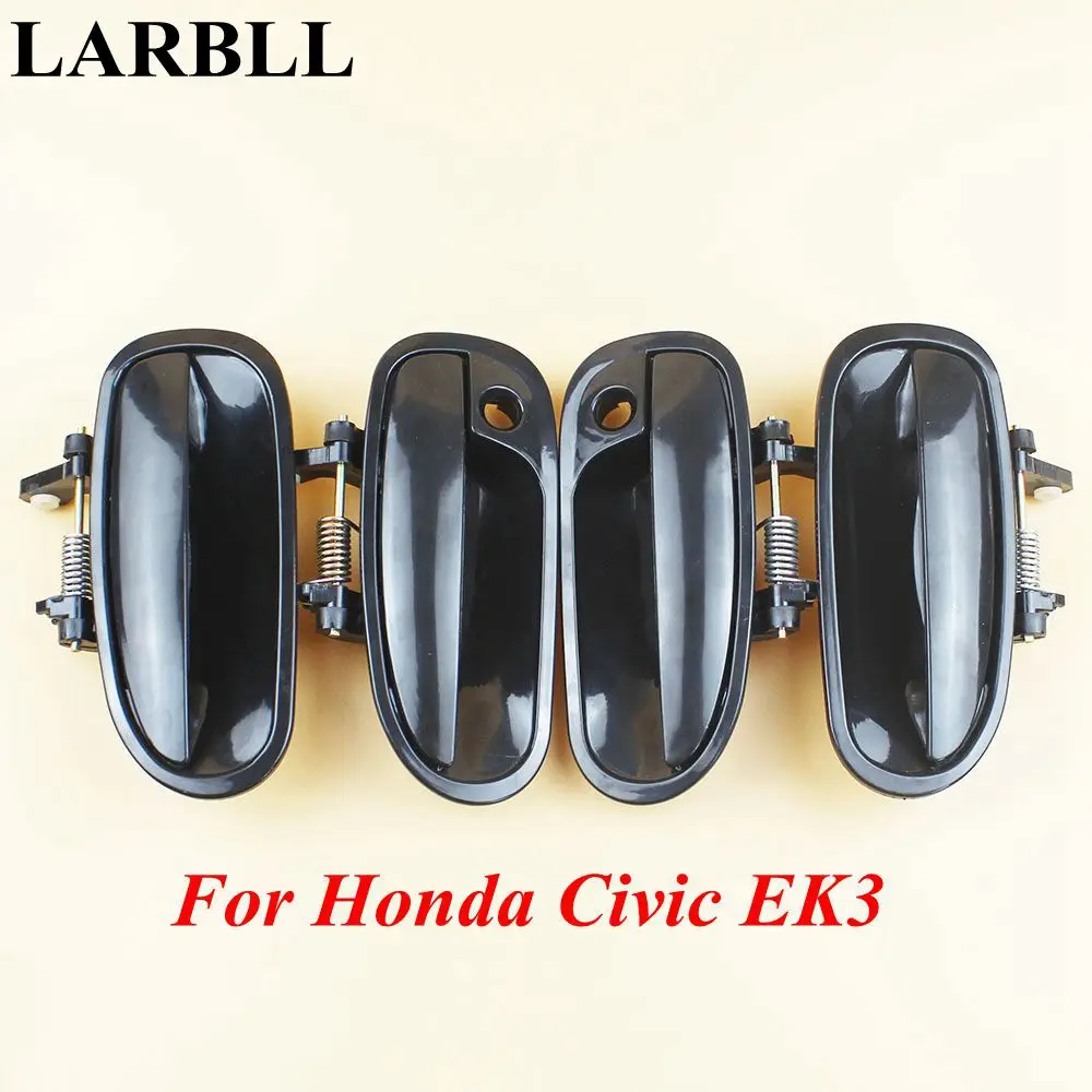 LARBLL Car accessories Front Rear Left Right Black Outside Exterior