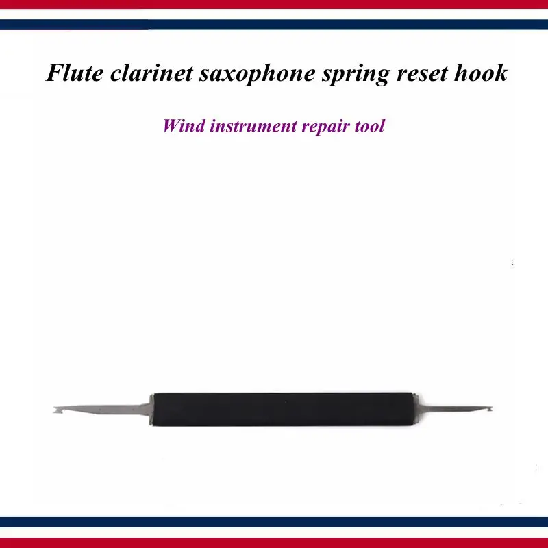 

Wind instrument repair tool - Flute repair tools - Flute clarinet saxophone spring hook spring reset hook