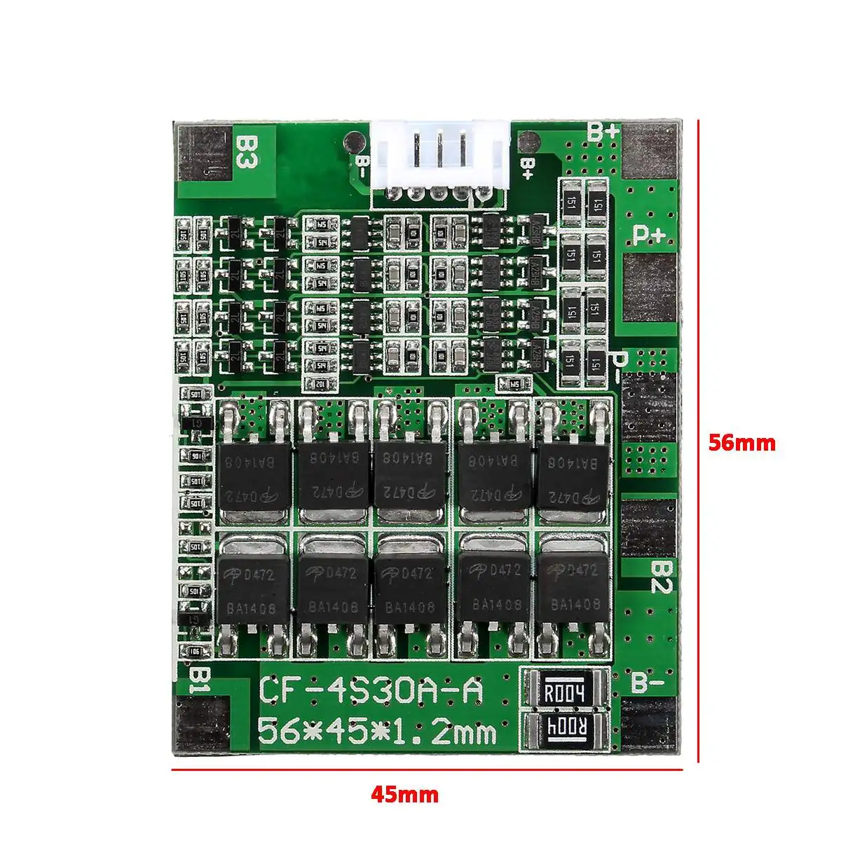 

2PCS 4S 30A 14.8V Li-ion Lithium 18650 Battery BMS Packs PCB Protection Board Balance Modules Boards New Wholesale