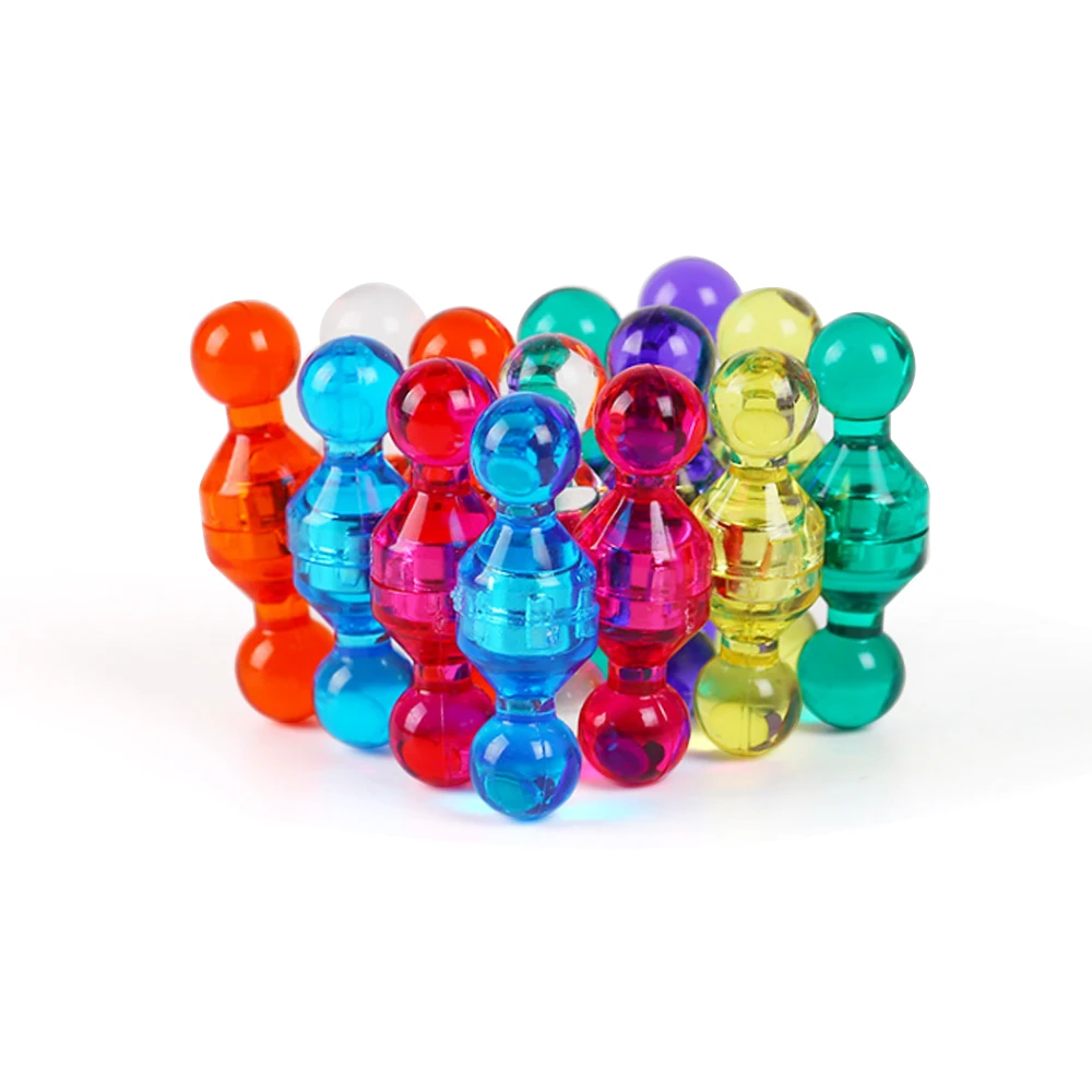 

20pcs/set multicolor neodymium magnet Magnets D11*17mm Strong magnetic nail Thumbtacks Noticeboard DIY Fridge Whiteboard imanes