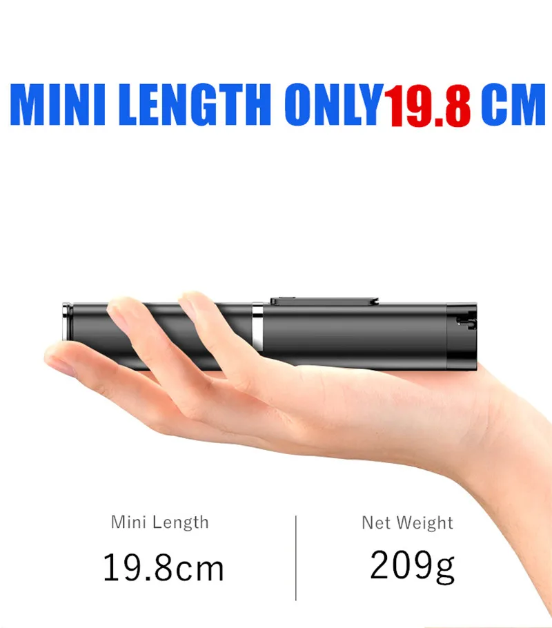 Милый мини беспроводной селфи палка Bluetooth штатив монопод для смартфонов Xiaomi Mi Huawei
