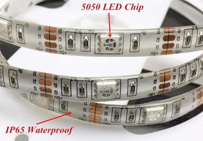 5M 5050 LED Strip USB Charge IP65 Waterproof Flexible RGB Led Strip Lighting 24keys IR Remote Controller USB RGB LED Tape Strip (10)