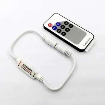 

50pcs R107-D Mini RF Single Color Controller 9keys remote R107 RF Wireless LED Dimmer;DC5-24V for 5050 3528 single color strip