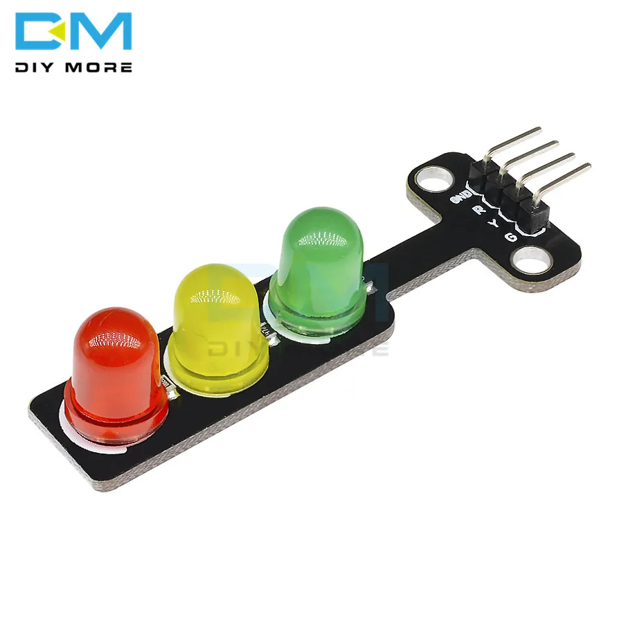 

10PCS Mini 5mm LED 5V DC Traffic Light LED Display Board Module for Arduino Mini-Traffic Light for Traffic Light System Model