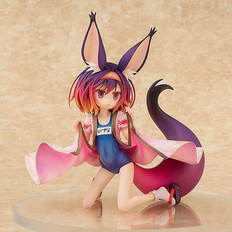 

No game no life Anime model Hatsuse Izuna figure 20cm swimsuit action 1/7 scale collection toy dolls gift with box