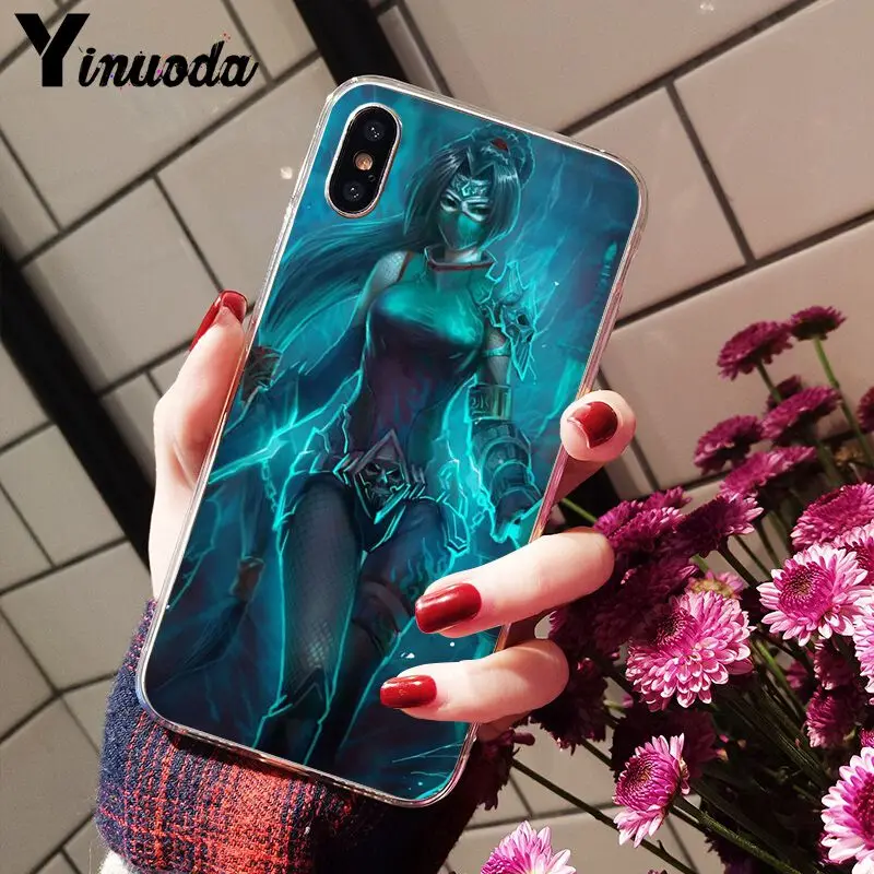 Yinuoda League of legends прозрачный мягкий силиконовый чехол для телефона из ТПУ iPhone X XS MAX 6