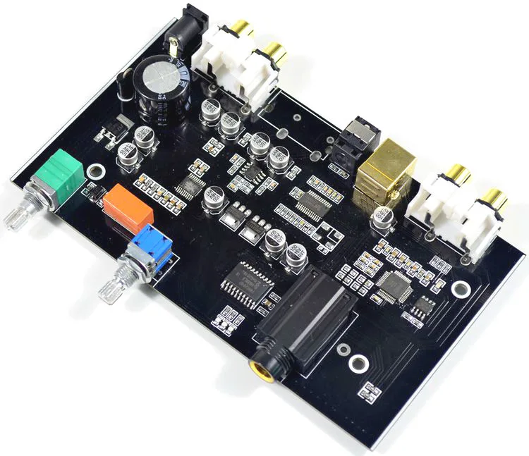 xiang sheng PCM5100 dac board MS8416 fiber optic USB audio volume control decoder board NE5532 op amp dac board