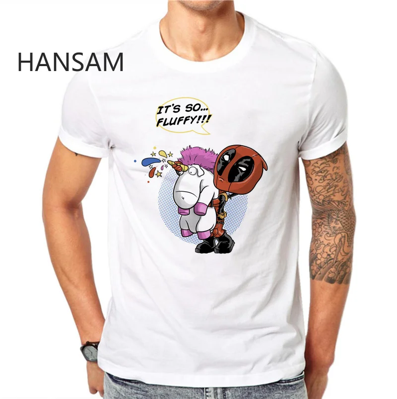 

Summer Ant-man Unicorn Design Men T Shirts Fashion Fun Man Short Sleeve Tops Tees Clothes XXXXL
