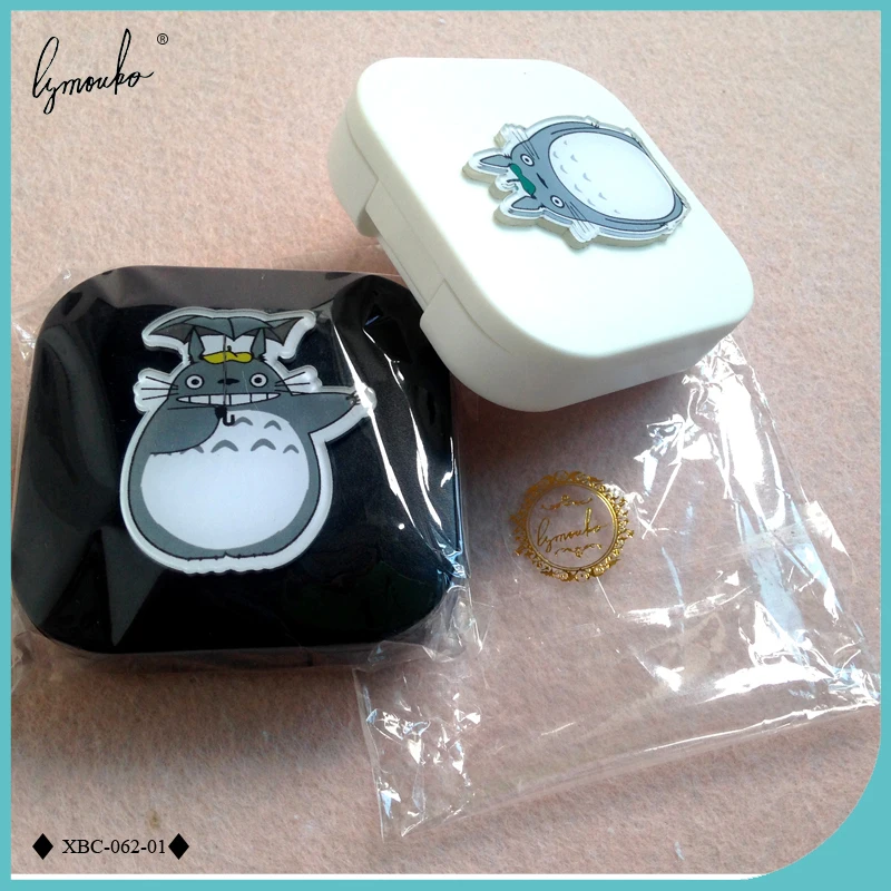 Lymouko дизайн милый сосед Тоторо портативный кейс для контактных линз комплект объектив контейнер коробка очки аксессуары